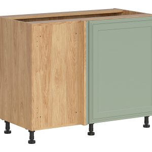Szafka kuchenna dolna narożna Verdi lewa szałwia mat zabudowuje naroże 120×60 cm 926366