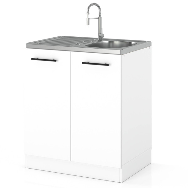 Szafka kuchenna dolna pod zlewozmywak 60cm spremium biały 377747