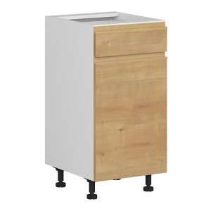 Szafka kuchenna dolna Sole 40 cm lewa z szufladami cichy domyk dąb arlington 382590 Szafka kuchenna dolna Sole 40 cm lewa z szufladami cichy domyk dąb arlington 382590
