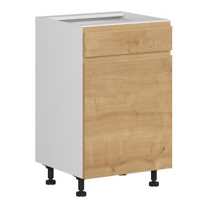 Szafka kuchenna dolna Sole 50 cm lewa z szufladami cichy domyk dąb arlington 382596 Szafka kuchenna dolna Sole 50 cm lewa z szufladami cichy domyk dąb arlington 382596