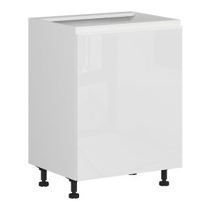 Szafka kuchenna dolna Sole 60 cm lewa biały połysk 33090 Szafka kuchenna dolna Sole 60 cm lewa biały połysk 33090