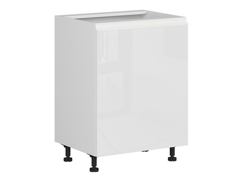 Szafka kuchenna dolna Sole 60 cm prawa biały połysk 33093