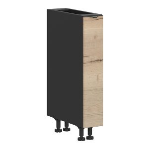 Szafka kuchenna dolna Sole L6 15 cm z koszem cargo dąb halifax natura 56716 Szafka kuchenna dolna Sole L6 15 cm z koszem cargo dąb halifax natura 56716