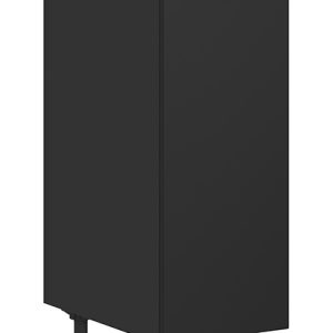 Szafka kuchenna dolna Sole L6 30 cm prawa czarna mat 185458 Szafka kuchenna dolna Sole L6 30 cm prawa czarna mat 185458