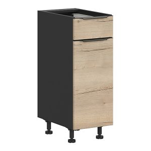 Szafka kuchenna dolna Sole L6 30 cm prawa z szufladą cichy domyk dąb halifax natura 384771 Szafka kuchenna dolna Sole L6 30 cm prawa z szufladą cichy domyk dąb halifax natura 384771