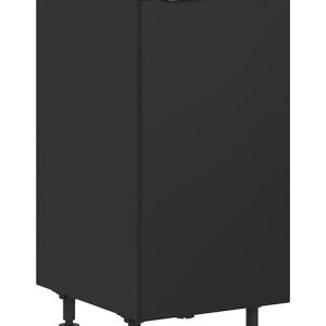 Szafka kuchenna dolna Sole L6 40 cm prawa czarny mat 185446 Szafka kuchenna dolna Sole L6 40 cm prawa czarny mat 185446