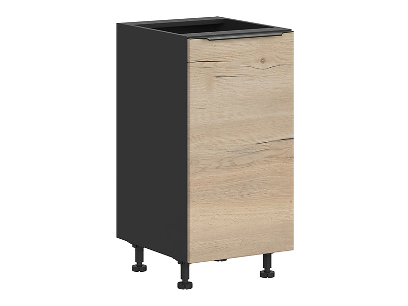 Szafka kuchenna dolna Sole L6 40 cm prawa dąb halifax natura 56498