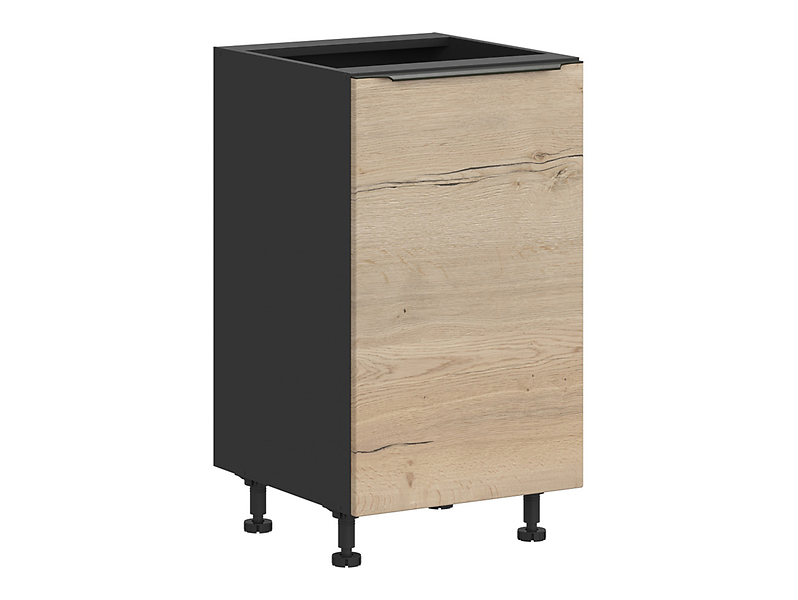 Szafka kuchenna dolna Sole L6 45 cm lewa dąb halifax natura 56499