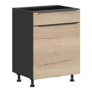 Szafka kuchenna dolna Sole L6 60 cm lewa dąb halifax natura 56546 Szafka kuchenna dolna Sole L6 60 cm lewa dąb halifax natura 56546