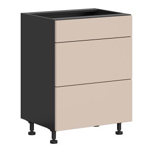 Szafka kuchenna dolna Tabes 2 60 cm z szufladami cichy domyk migdałowy beż 1101573 Szafka kuchenna dolna Tabes 2 60 cm z szufladami cichy domyk migdałowy beż 1101573