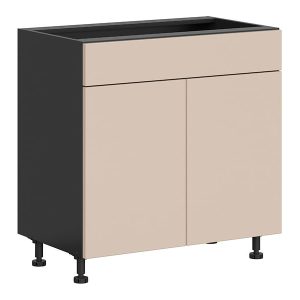 Szafka kuchenna dolna Tabes 2 80 cm dwudrzwiowa migdałowy beż 1101810 Szafka kuchenna dolna Tabes 2 80 cm dwudrzwiowa migdałowy beż 1101810