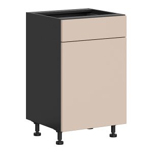 Szafka kuchenna dolna Tabes_2 50 cm lewa z szufladą cichy domyk migdałowy beż 1101561 Szafka kuchenna dolna Tabes_2 50 cm lewa z szufladą cichy domyk migdałowy beż 1101561