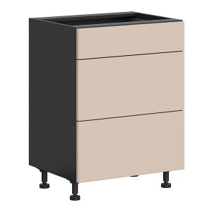Szafka kuchenna dolna Tabes_2 60 cm z szufladami cichy domyk migdałowy beż 1101587 Szafka kuchenna dolna Tabes_2 60 cm z szufladami cichy domyk migdałowy beż 1101587
