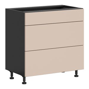 Szafka kuchenna dolna Tabes_2 80 cm z szufladami cichy domyk migdałowy beż 1101591 Szafka kuchenna dolna Tabes_2 80 cm z szufladami cichy domyk migdałowy beż 1101591