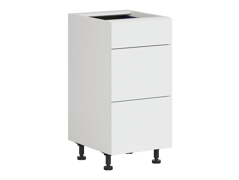 Szafka kuchenna dolna Top Line 2 40 cm z szufladami cichy domyk śnieżny super mat 389507