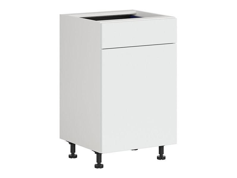 Szafka kuchenna dolna Top Line 2 50 cm lewa z szufladą cichy domyk śnieżny super mat 389498