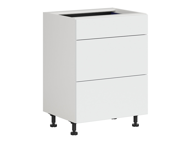 Szafka kuchenna dolna Top Line 2 60 cm z szufladami cichy domyk śnieżny super mat 389509