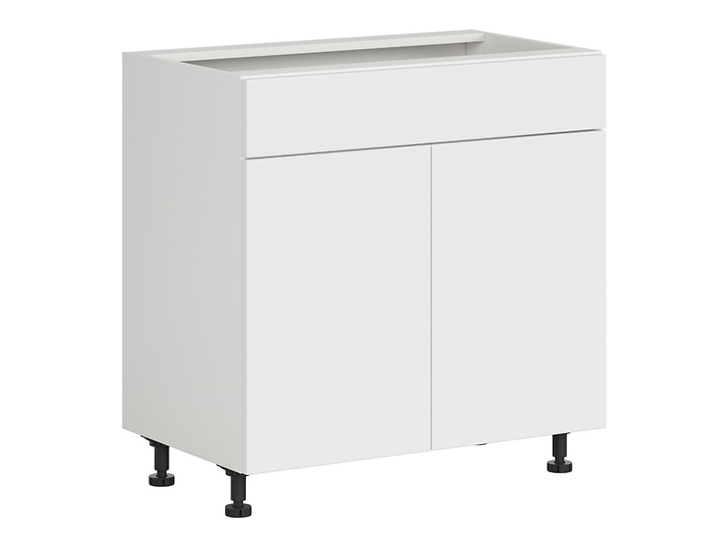 Szafka kuchenna dolna Top Line 2 80 cm dwudrzwiowa śnieżny super mat 389493