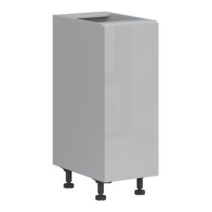 Szafka kuchenna dolna Top Line 30 cm z koszem cargo szary połysk 36752