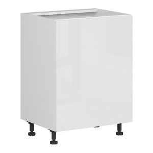 Szafka kuchenna dolna Top Line 60 cm prawa biały połysk 36968