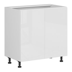Szafka kuchenna dolna Top Line 80 cm dwudrzwiowa biały połysk 38565