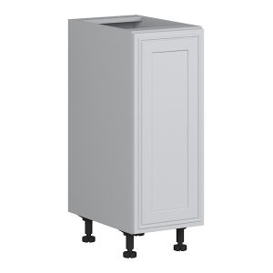Szafka kuchenna dolna Verdi 30 cm z koszem cargo jasny szary mat 46919