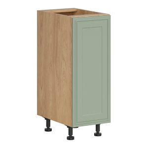 Szafka kuchenna dolna Verdi 30 cm z koszem dąb hikora/szałwia mat 926380