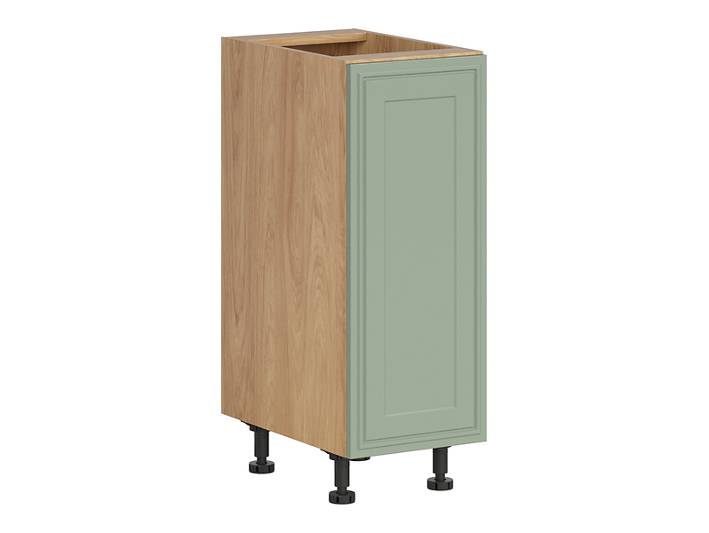 Szafka kuchenna dolna Verdi 30 cm z koszem dąb hikora/szałwia mat 926380
