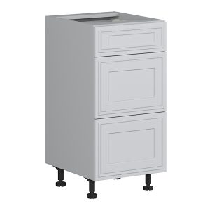 Szafka kuchenna dolna Verdi 40 cm z szufladami cichy domyk jasny szary mat 382040 Szafka kuchenna dolna Verdi 40 cm z szufladami cichy domyk jasny szary mat 382040
