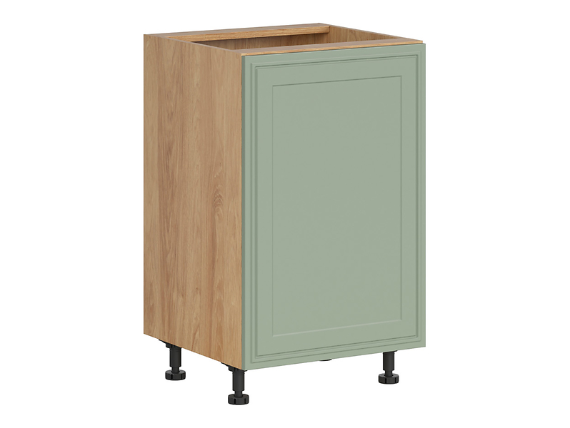 Szafka kuchenna dolna Verdi 50 cm lewa dąb hikora/szałwia mat 926388