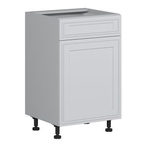 Szafka kuchenna dolna Verdi 50 cm lewa z szufladą cichy domyk jasny szary mat 382026 Szafka kuchenna dolna Verdi 50 cm lewa z szufladą cichy domyk jasny szary mat 382026