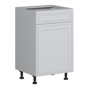 Szafka kuchenna dolna Verdi 50 cm prawa z szufladą cichy domyk jasny szary mat 382028 Szafka kuchenna dolna Verdi 50 cm prawa z szufladą cichy domyk jasny szary mat 382028