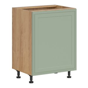 Szafka kuchenna dolna Verdi 60 cm prawa dąb hikora/szałwia mat 926383